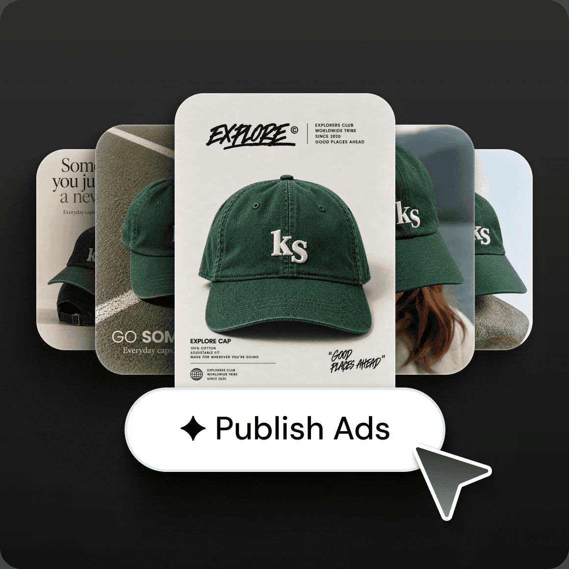 One window from upload to publish — ads ready to launch